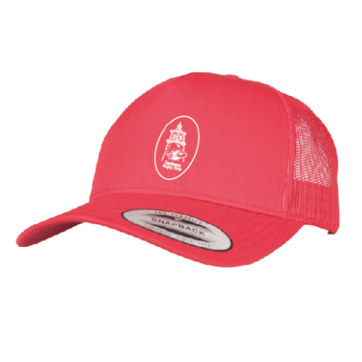 Casquette trucker avec filet - Rouge Casquette trucker avec filet - Rouge