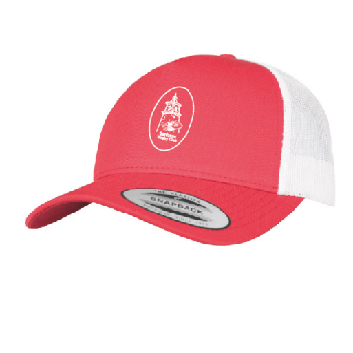 Casquette trucker avec filet - Rouge/Blanc
